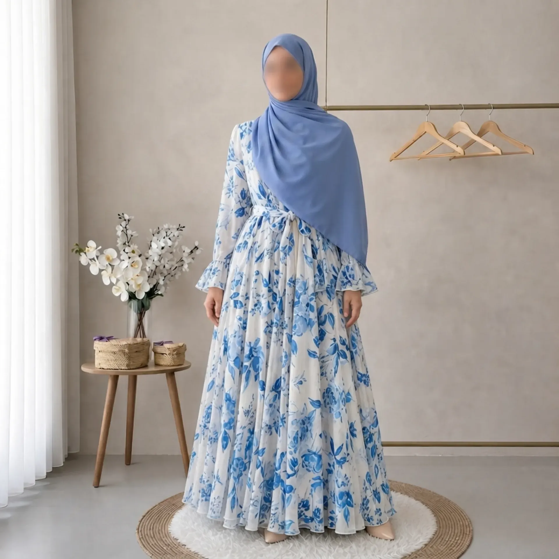 Floral Breeze (Blue)